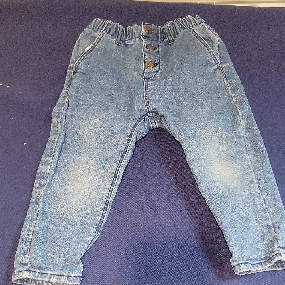 Zara Stylish Blue Denim Kids Jeans Gently Used Size 2-3 Year